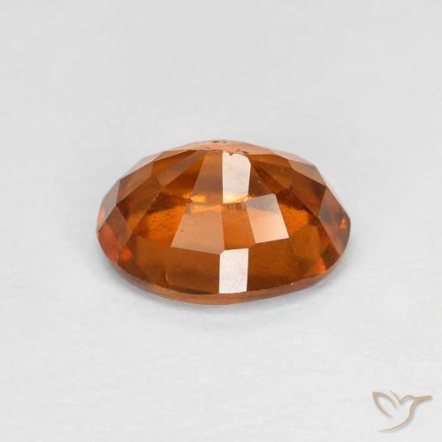 9,17 ctw natürlicher Mitteldunkles Orange Hessonit-Granat, Oval, VS