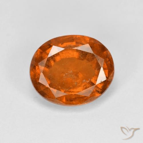 2.25ct Natürlicher Mittelorange Hessonit-Granat, Oval, VS