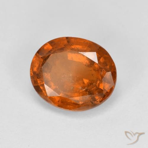9,17 ctw natürlicher Mittelorange Hessonit-Granat, Oval, VS