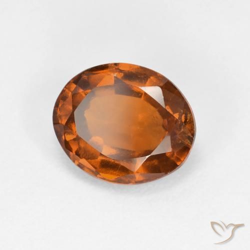 9,17 ctw natürlicher tieforange Hessonit-Granat, Oval, VS