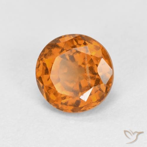 9,17 ctw natürlicher Gelblich-orange Hessonit-Granat, Runden, VS
