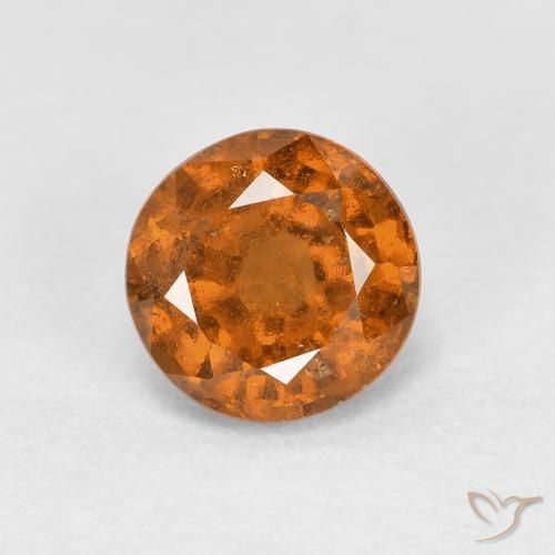 1.05ct Natürlicher Erde Orange Hessonit-Granat, Runden, VS