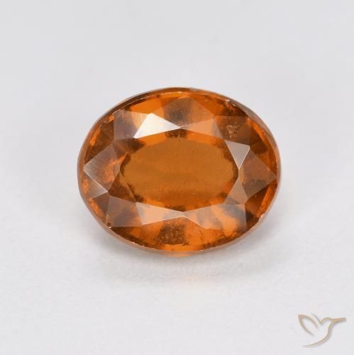 1.83ct Natürlicher Mitteldunkles Orange Hessonit-Granat, Oval, VS