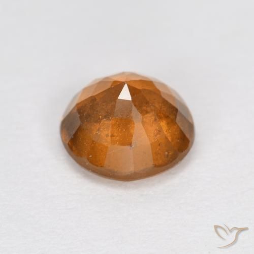 9,17 ctw natürlicher rötlich-orange Hessonit-Granat, Runden, VS