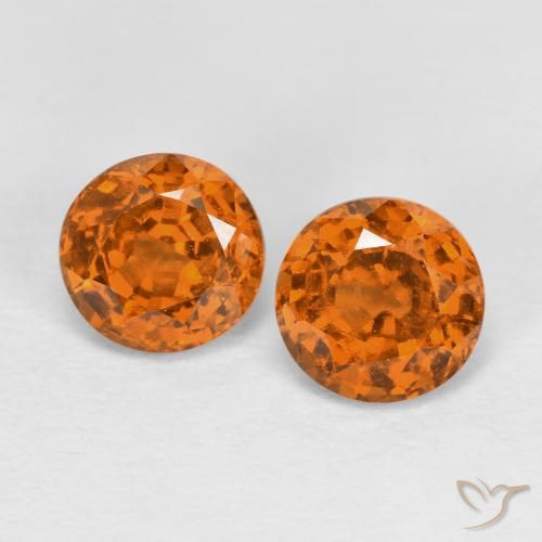 1.78 ct natürliche Mittelorange Hessonit-Granat-Edelsteine, Rund Schliff, VS