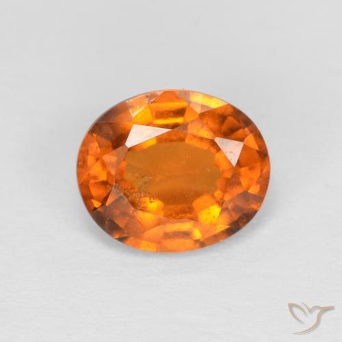 9,17 ctw natürlicher Mittelorange Hessonit-Granat, Oval, VS