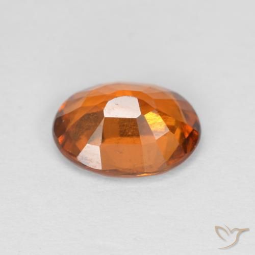 9,17 ctw natürlicher Gelblich-orange Hessonit-Granat, Oval, VVS-VS