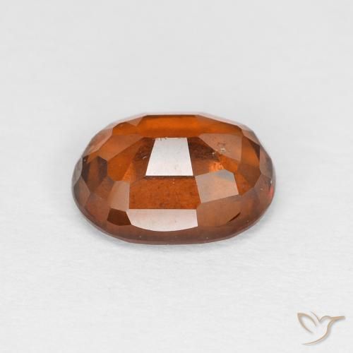 9,17 ctw natürlicher tieforange Hessonit-Granat, Oval, VS
