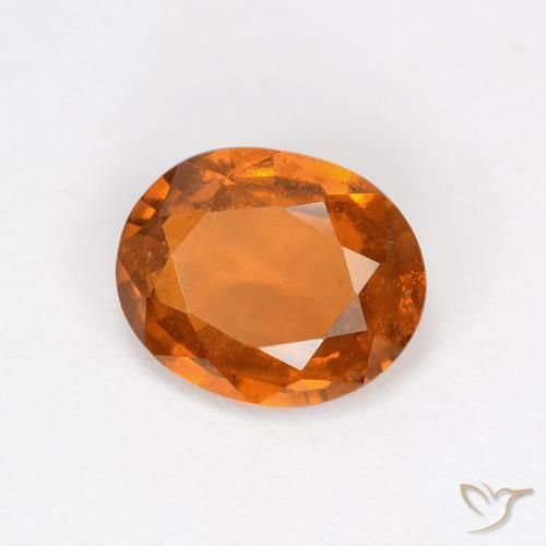 9,17 ctw natürlicher Mittelorange Hessonit-Granat, Oval, VS