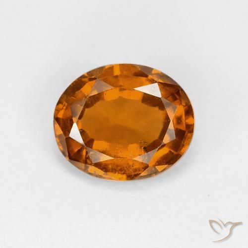 1.57ct Natürlicher Gelblich-orange Hessonit-Granat, Oval, VS-SI