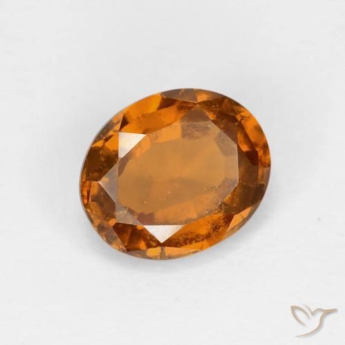 9,17 ctw natürlicher Gelblich-orange Hessonit-Granat, Oval, VS-SI