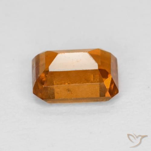 9,17 ctw natürlicher Gelblich-orange Hessonit-Granat, Oktagonschliff, VS