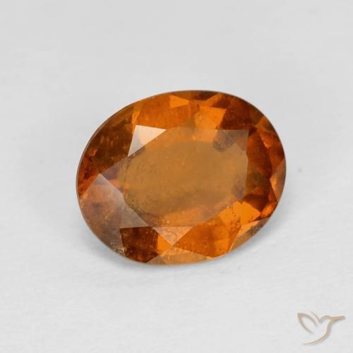 9,17 ctw natürlicher Medium Dark-Orange Hessonit-Granat, Oval, VS
