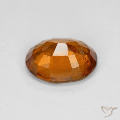 9,17 ctw natürlicher Medium Dark-Orange Hessonit-Granat, Oval, VS