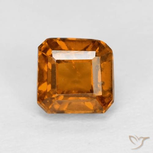 9,17 ctw natürlicher Gelblich-orange Hessonit-Granat, Oktagonschliff, VS