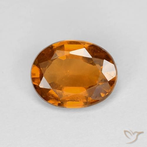 1.75ct Natürlicher Mittelorange Hessonit-Granat, Oval, VS