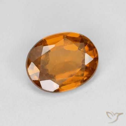 9,17 ctw natürlicher Mittelorange Hessonit-Granat, Oval, VS