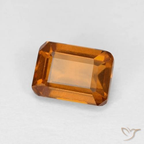 9,17 ctw natürlicher Gelblich-orange Hessonit-Granat, Oktagonschliff, VVS-VS