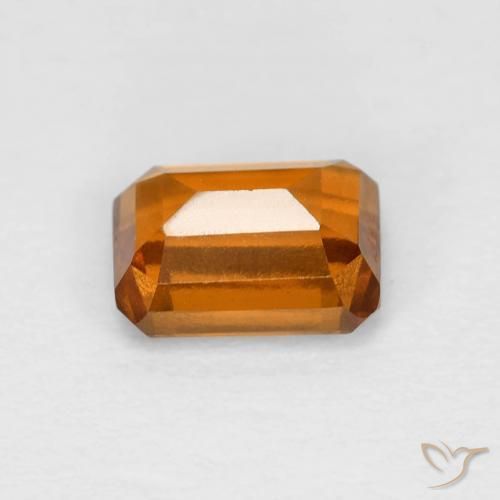 9,17 ctw natürlicher Gelblich-orange Hessonit-Granat, Oktagonschliff, VVS-VS