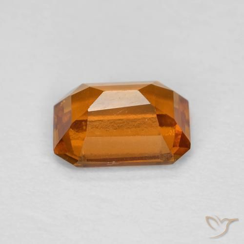 9,17 ctw natürlicher Gelblich-orange Hessonit-Granat, Oktagonschliff, VVS-VS