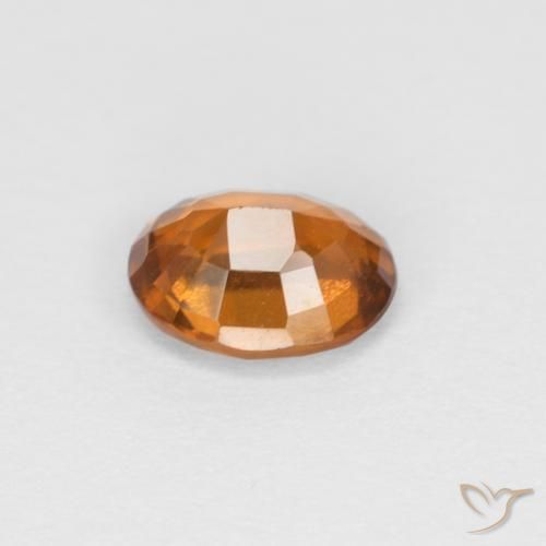9,17 ctw natürlicher bräunlich-orange Hessonit-Granat, Oval, VS