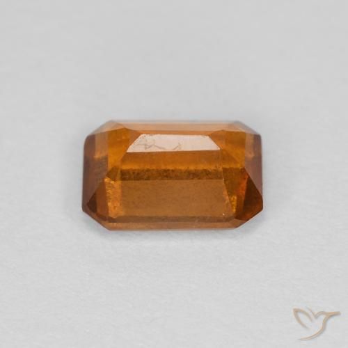 9,17 ctw natürlicher orange-braun Hessonit-Granat, Oktagonschliff, VS