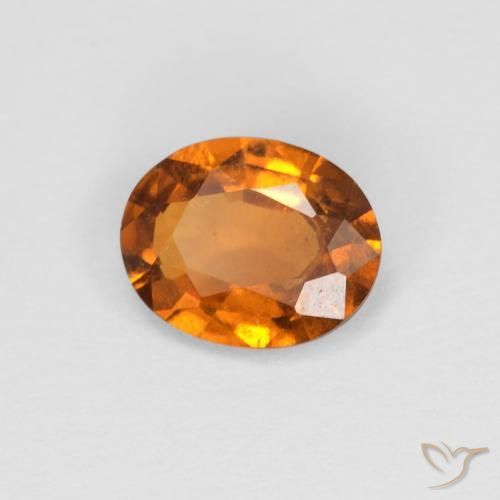 9,17 ctw natürlicher Mittelorange Hessonit-Granat, Oval, VS