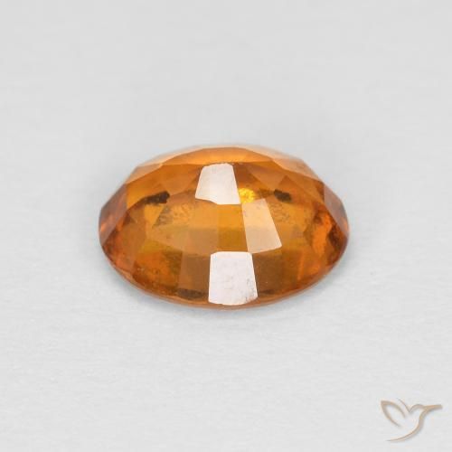 9,17 ctw natürlicher Aprikose Orange Hessonit-Granat, Oval, VS