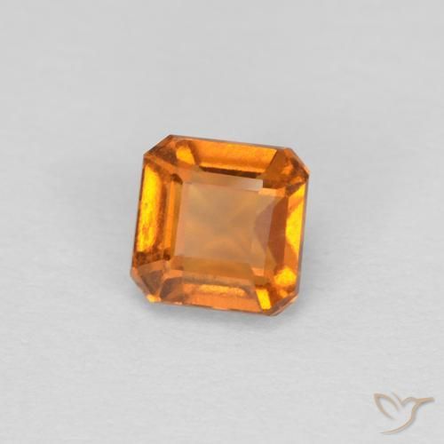 9,17 ctw natürlicher Aprikose Orange Hessonit-Granat, Oktagonschliff, VVS-VS