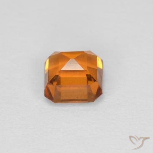 9,17 ctw natürlicher Aprikose Orange Hessonit-Granat, Oktagonschliff, VVS-VS