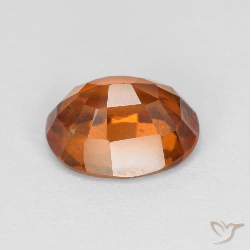9,17 ctw natürlicher Medium Dark-Orange Hessonit-Granat, Oval, VS