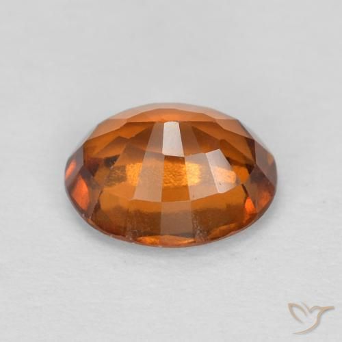 9,17 ctw natürlicher Medium Dark-Orange Hessonit-Granat, Oval, VVS-VS