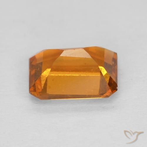 9,17 ctw natürlicher Medium Dark-Orange Hessonit-Granat, Oktagonschliff, VS