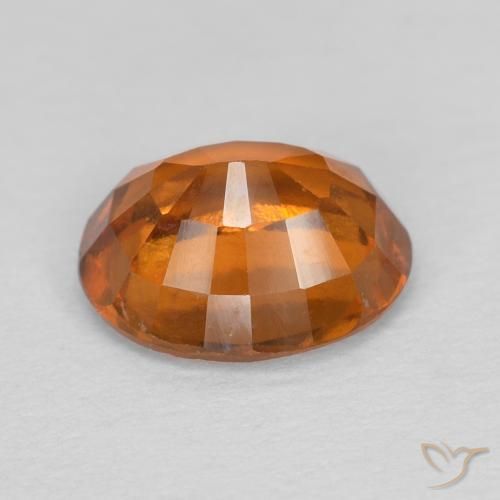 9,17 ctw natürlicher tieforange Hessonit-Granat, Oval, VVS-VS