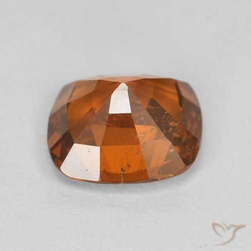 9,17 ctw natürlicher Medium Dark-Orange Hessonit-Granat, Kissen, VVS-VS
