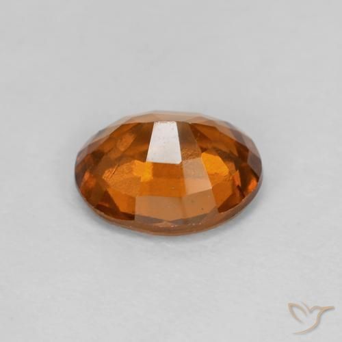 9,17 ctw natürlicher Medium Dark-Orange Hessonit-Granat, Oval, VVS-VS