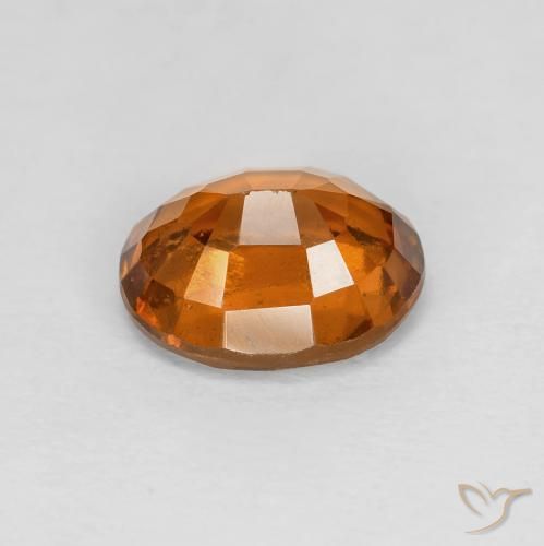 9,17 ctw natürlicher Medium Dark-Orange Hessonit-Granat, Oval, VVS-VS