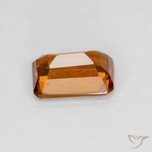 9,17 ctw natürlicher Medium Dark-Orange Hessonit-Granat, Oktagonschliff, VVS-VS