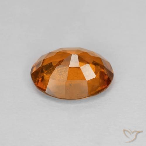 9,17 ctw natürlicher Medium Dark-Orange Hessonit-Granat, Oval, VVS-VS