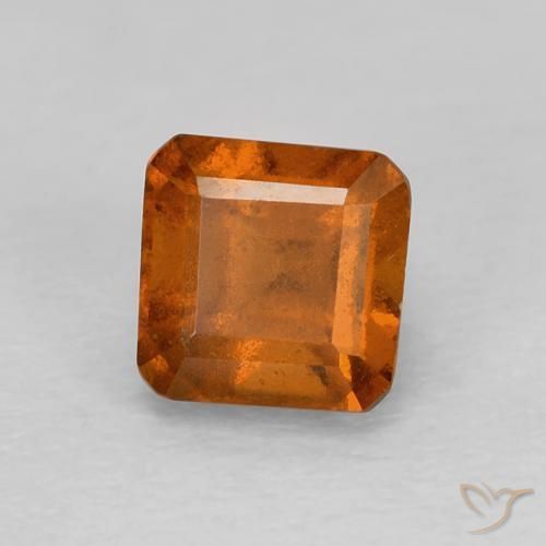 9,17 ctw natürlicher rötlich-orange Hessonit-Granat, Oktagonschliff, VVS-VS