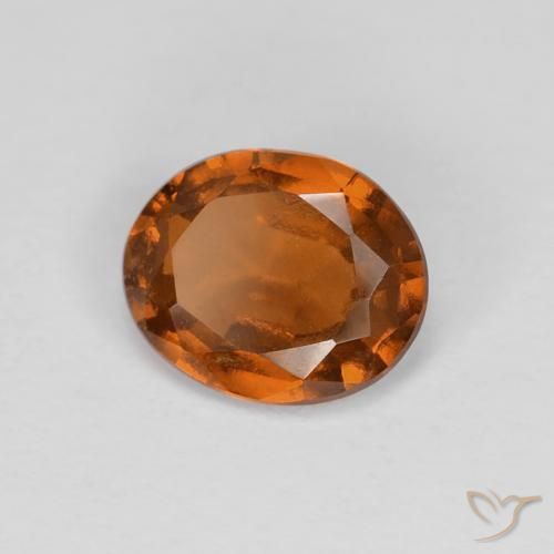 9,17 ctw natürlicher Amber Orange Hessonit-Granat, Oval, VS