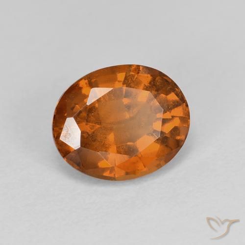 9,17 ctw natürlicher Amber Orange Hessonit-Granat, Oval, VS