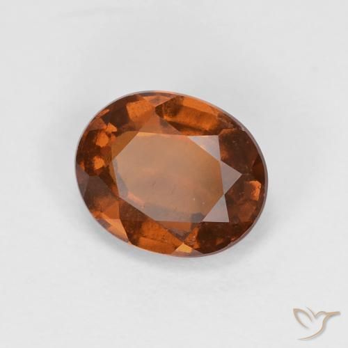 9,17 ctw natürlicher tieforange Hessonit-Granat, Oval, VS