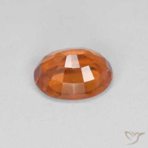 9,17 ctw natürlicher rötlich-orange Hessonit-Granat, Oval, VS