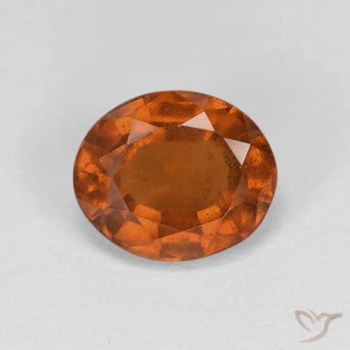 1.85ct Natürlicher tieforange Hessonit-Granat, Oval, VS