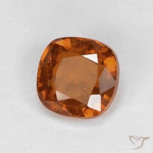 9,17 ctw natürlicher Medium Dark-Orange Hessonit-Granat, Kissen, VS