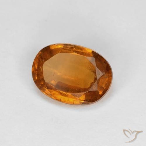 9,17 ctw natürlicher tieforange Hessonit-Granat, Oval, VS