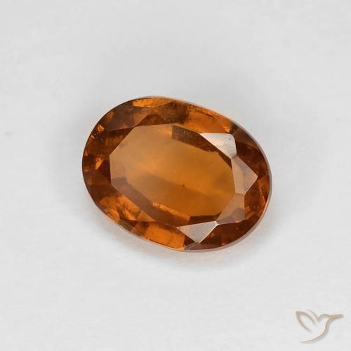 9,17 ctw natürlicher Medium Dark-Orange Hessonit-Granat, Oval, VS