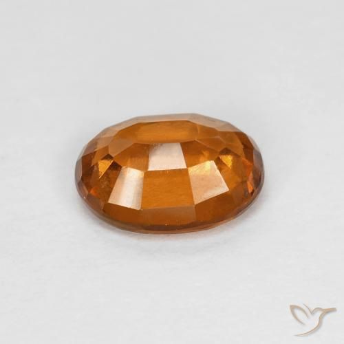 9,17 ctw natürlicher Medium Dark-Orange Hessonit-Granat, Oval, VS