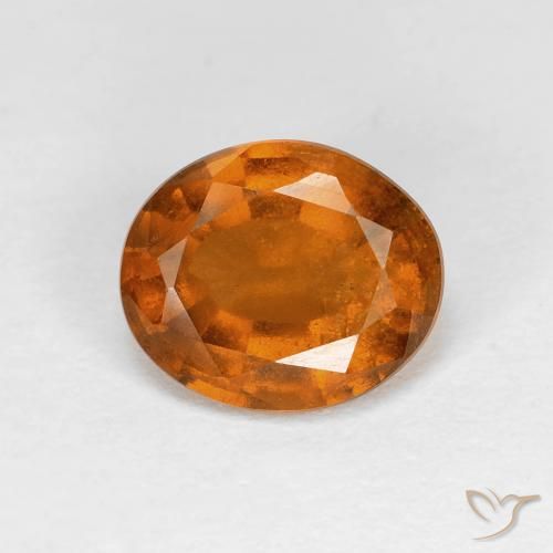 2.07ct Natürlicher Gelblich-orange Hessonit-Granat, Oval, VS